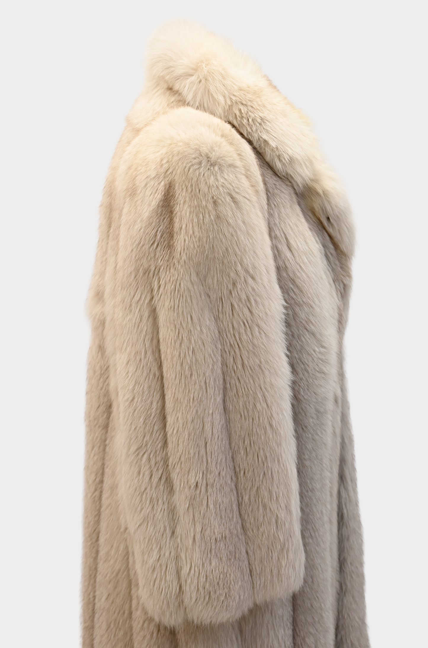 Blush Fox Fur Coat