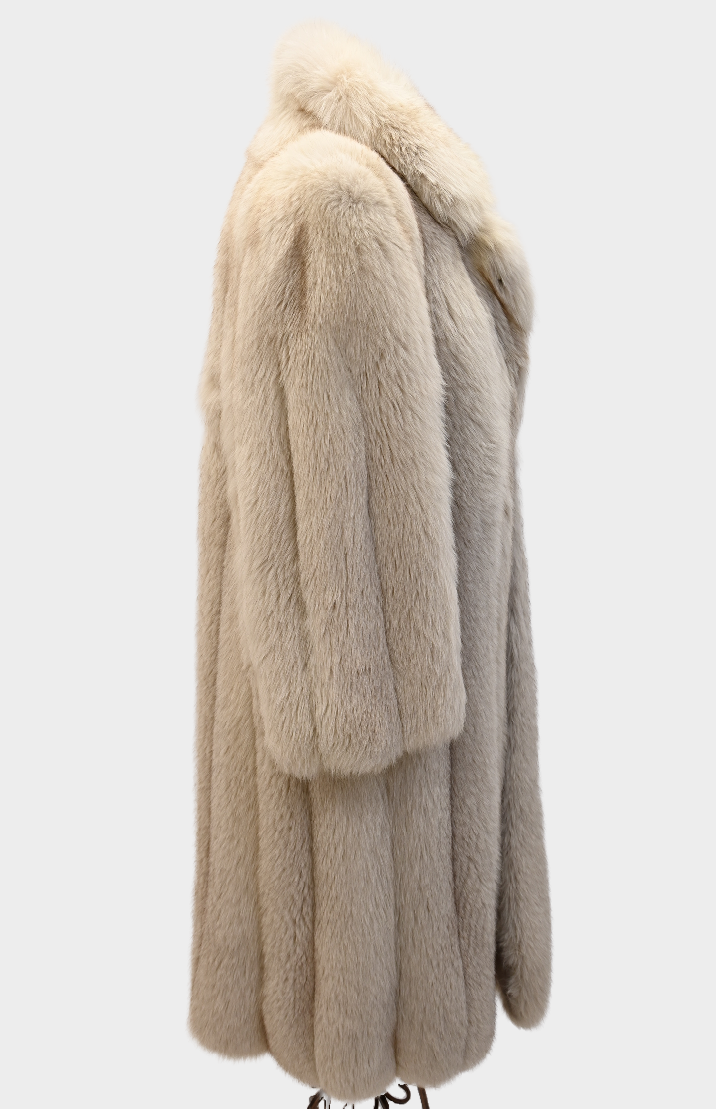 Blush Fox Fur Coat