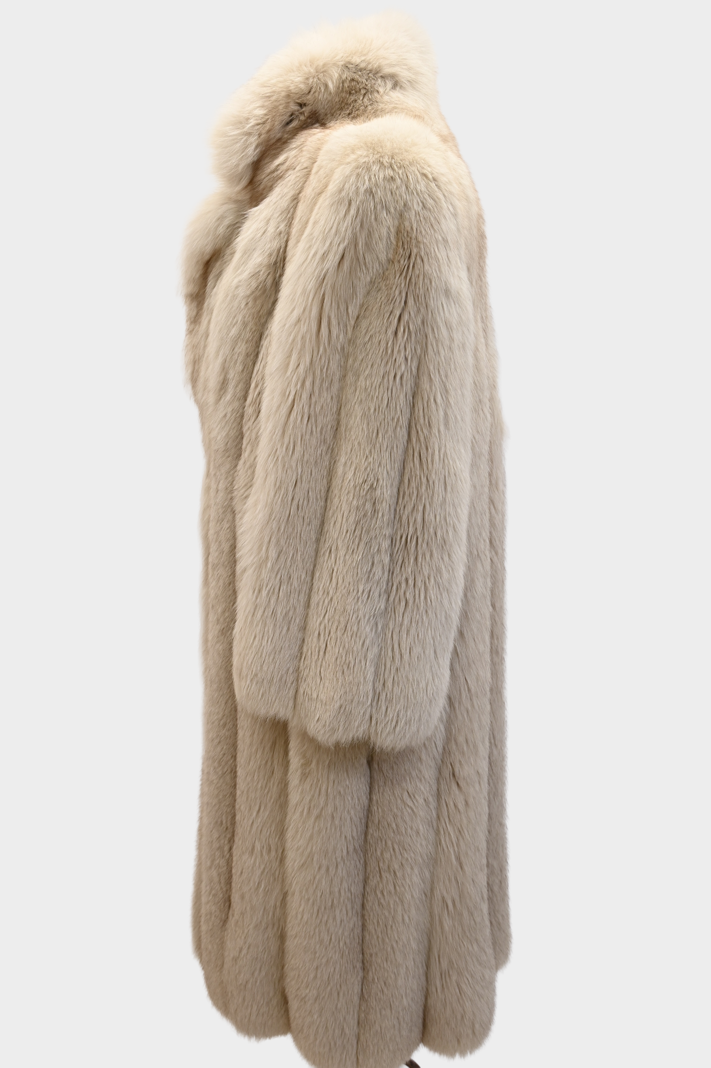 Blush Fox Fur Coat