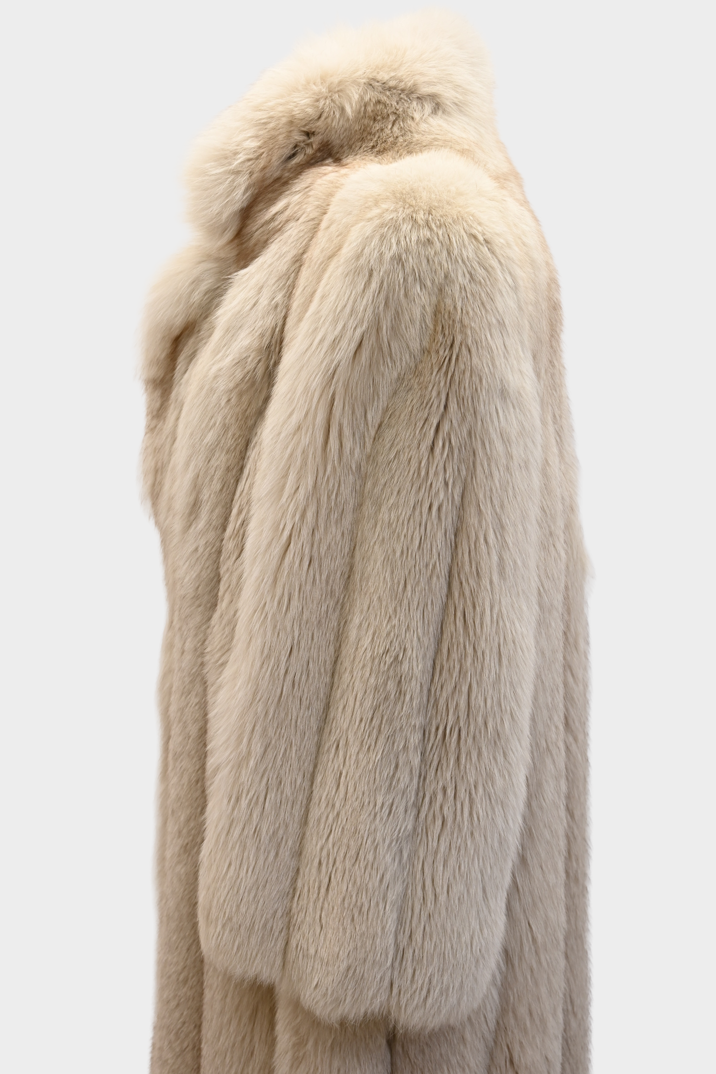Blush Fox Fur Coat