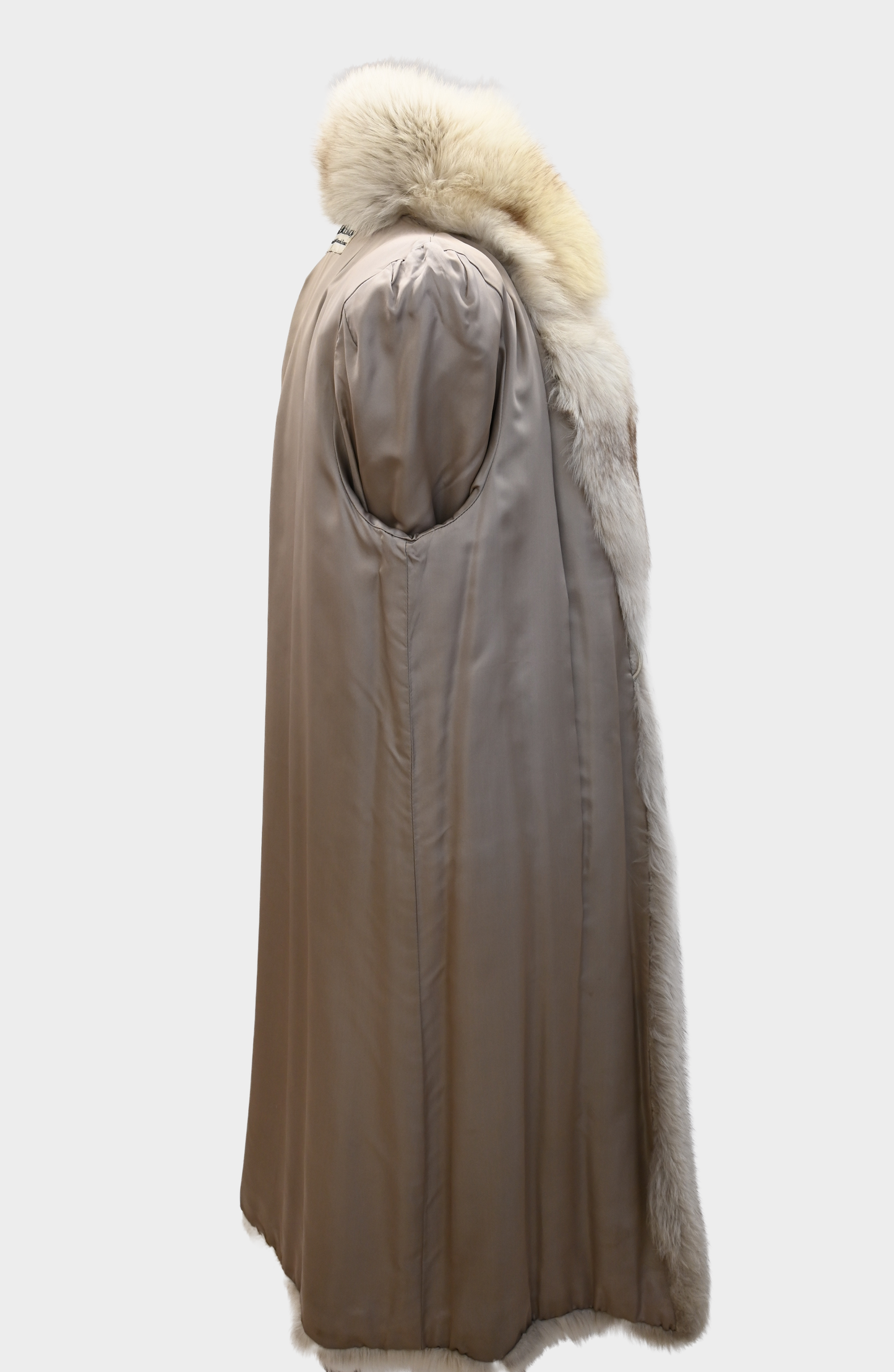 Blush Fox Fur Coat