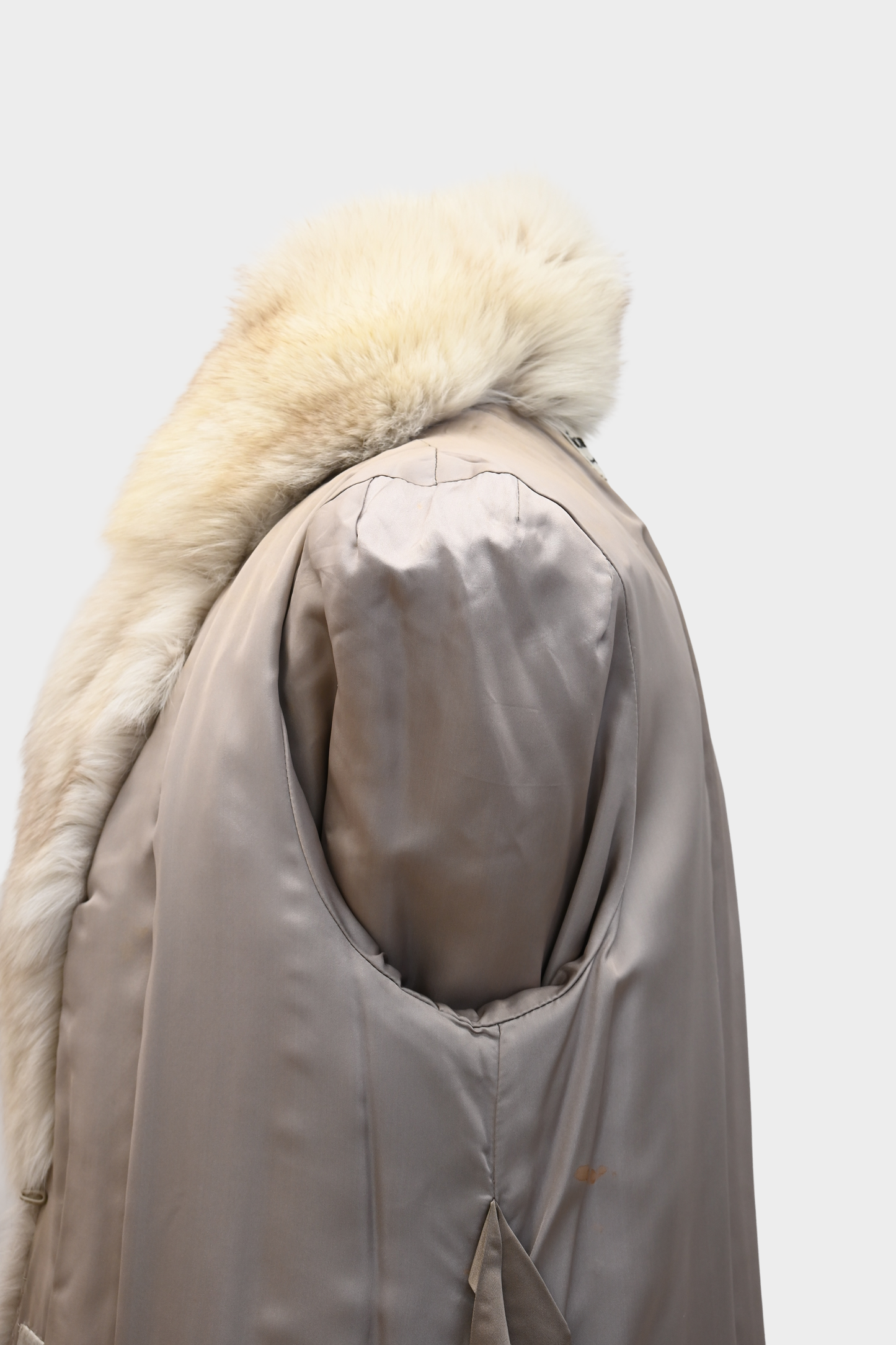 Blush Fox Fur Coat