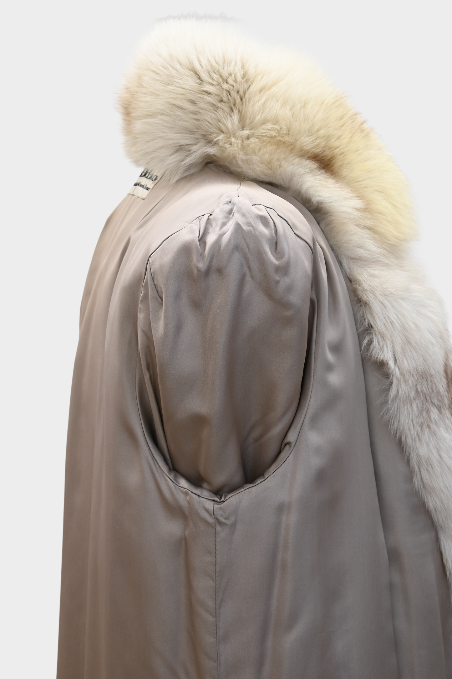 Blush Fox Fur Coat