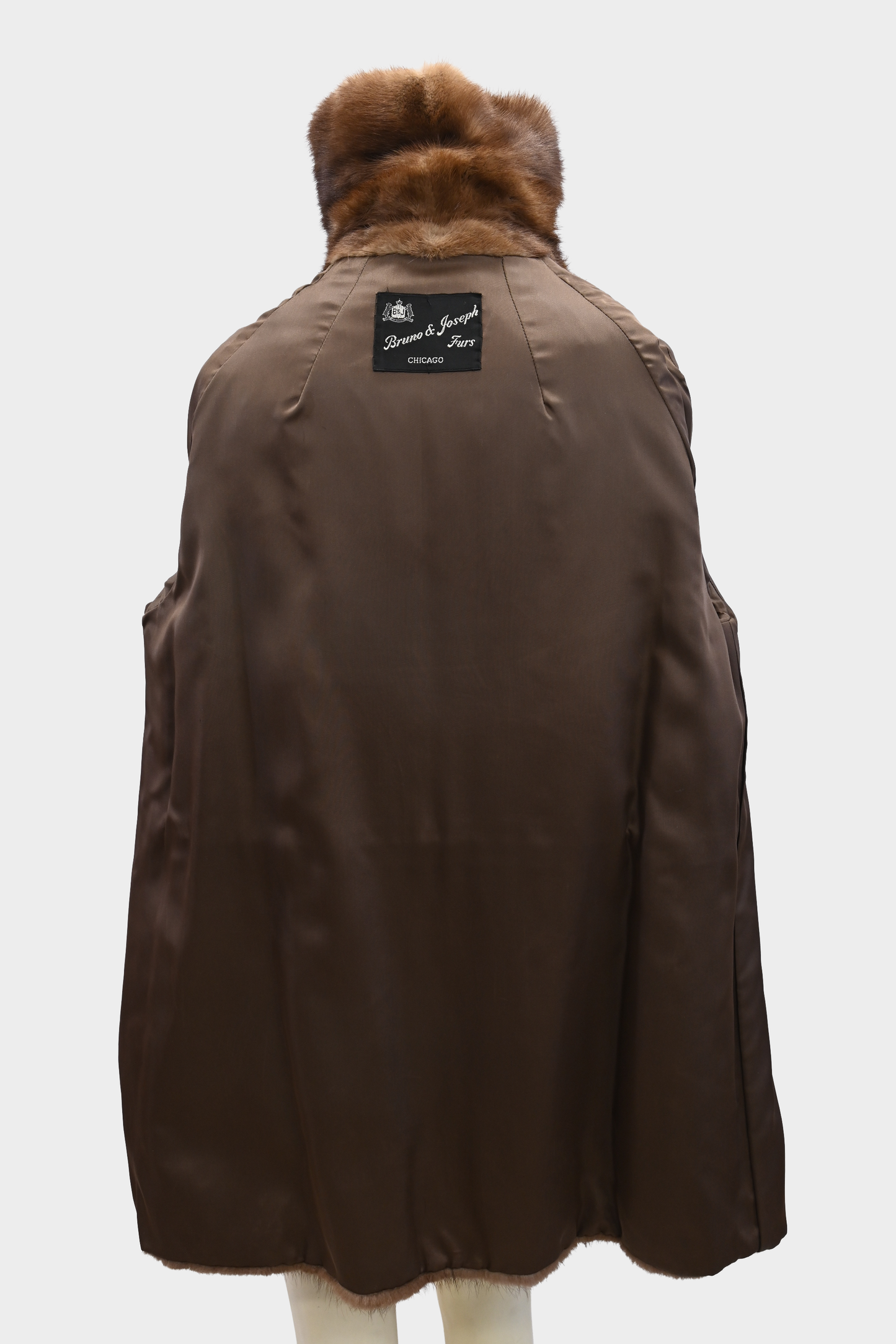 Bruno & Joseph Brown Mink Fur Coat