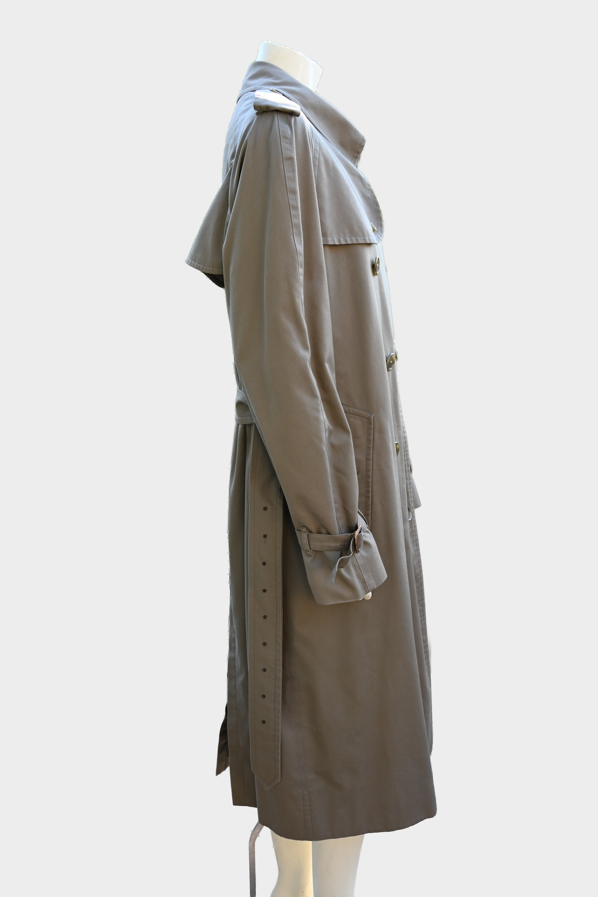 Vintage Burberrys Olive Trench Coat