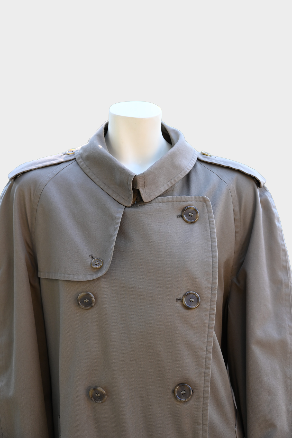 Vintage Burberrys Olive Trench Coat