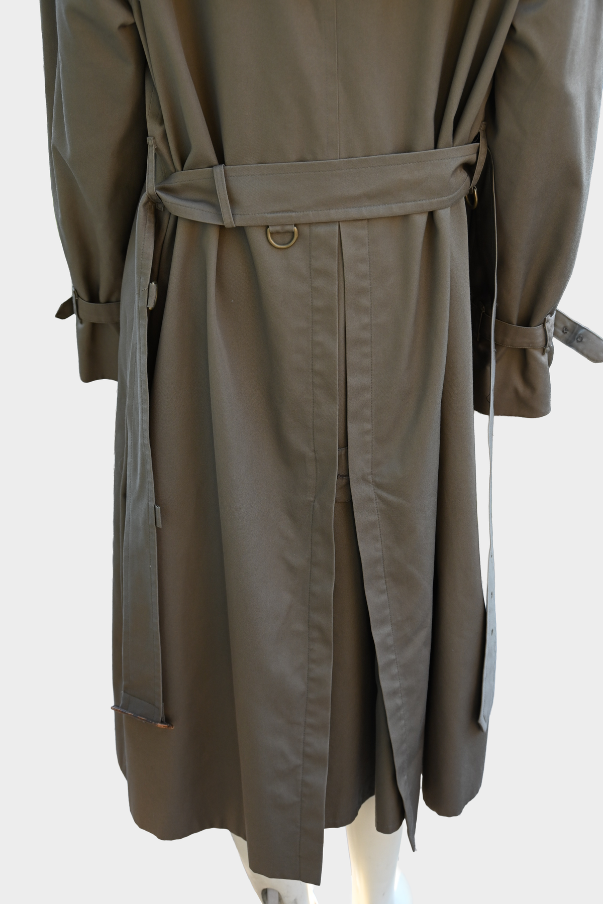 Vintage Burberrys Olive Trench Coat