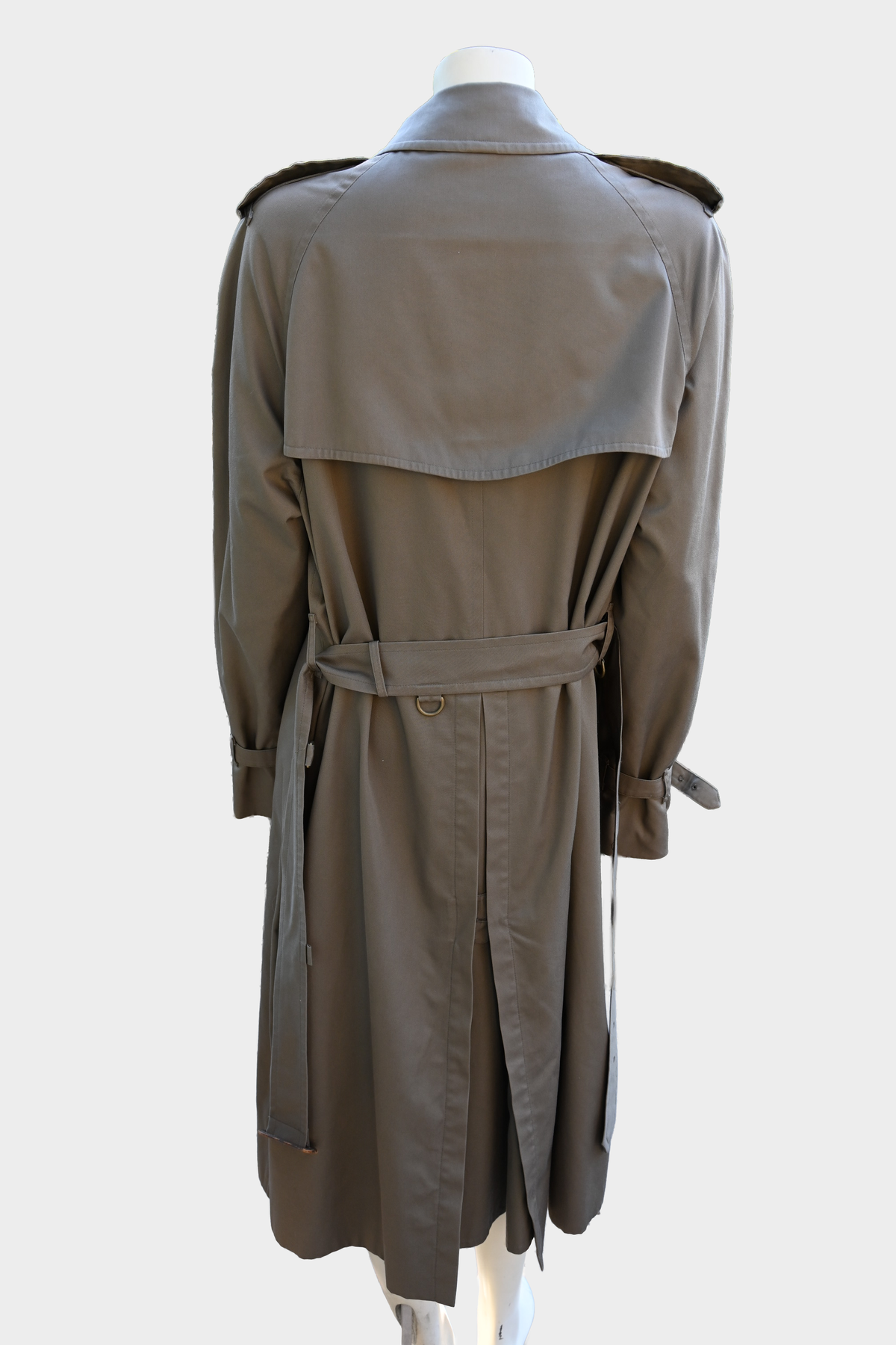 Vintage Burberrys Olive Trench Coat