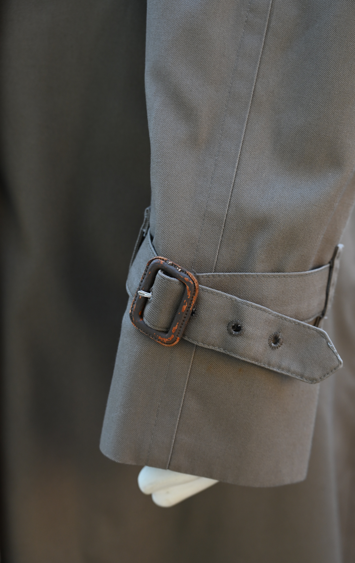 Vintage Burberrys Olive Trench Coat