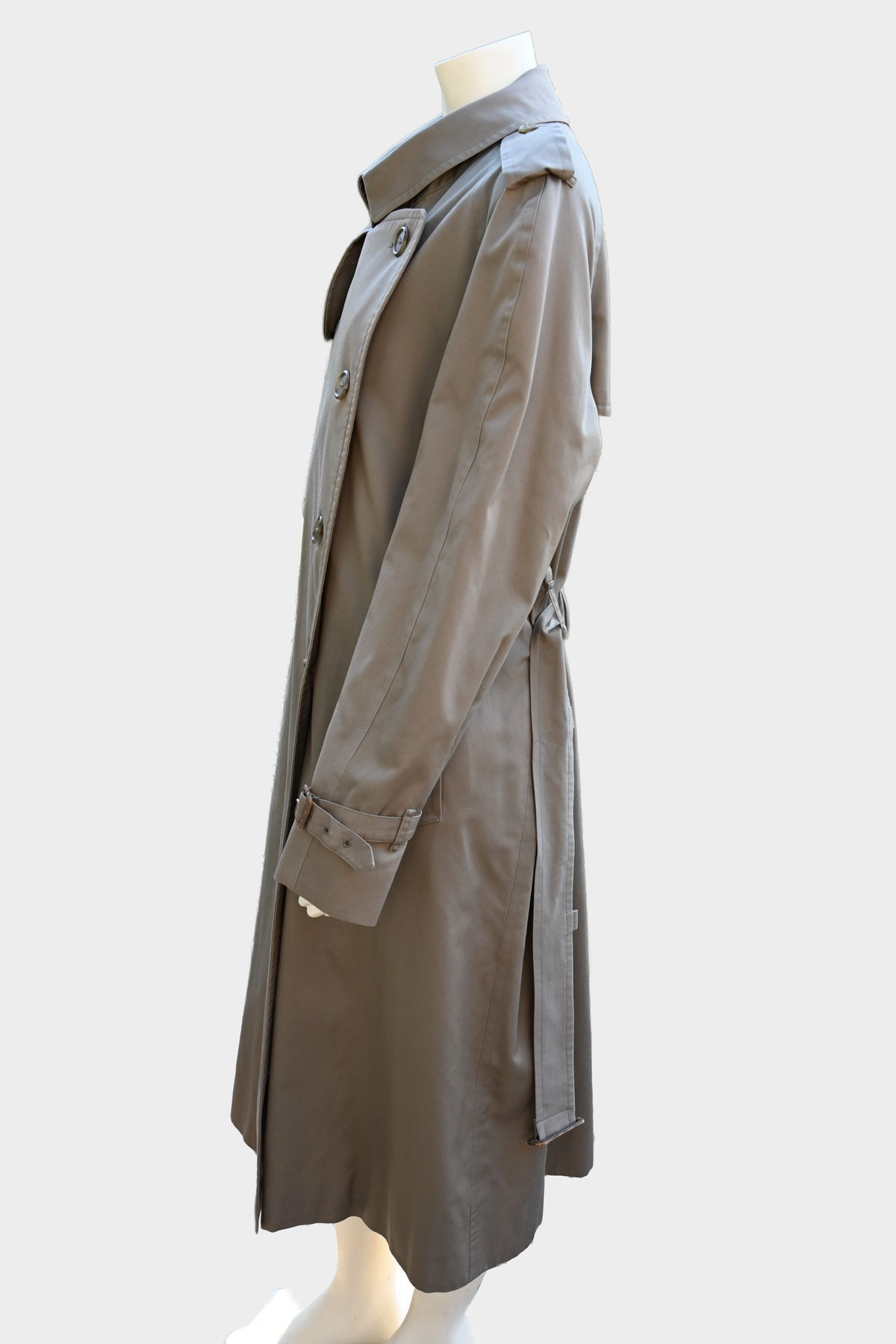 Vintage Burberrys Olive Trench Coat