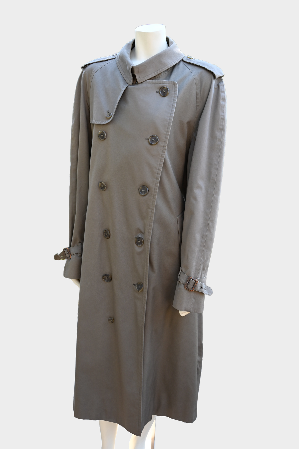 Vintage Burberrys Olive Trench Coat