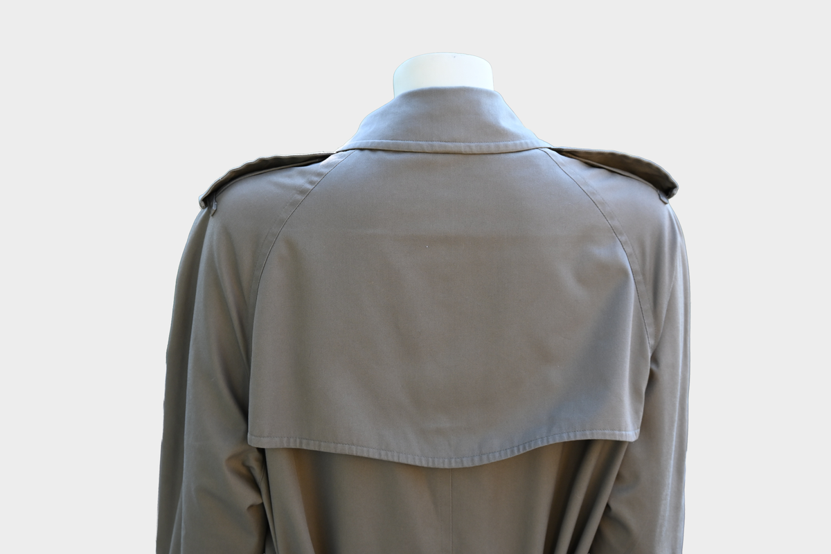 Vintage Burberrys Olive Trench Coat