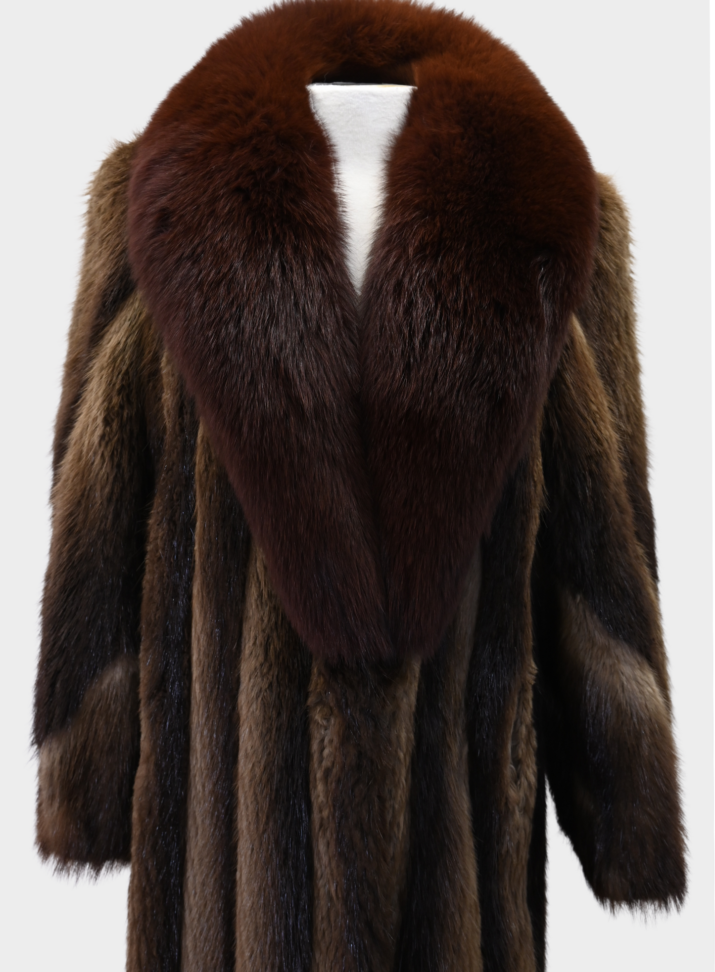 Beaver and Fox Fur Coat