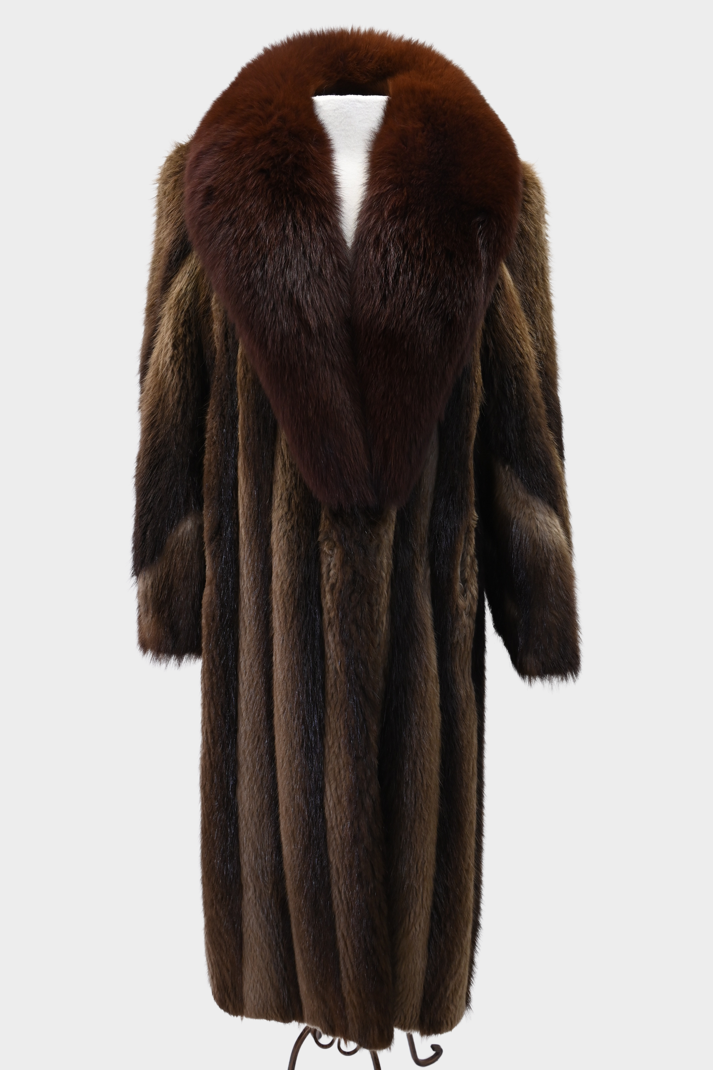 Beaver and Fox Fur Coat