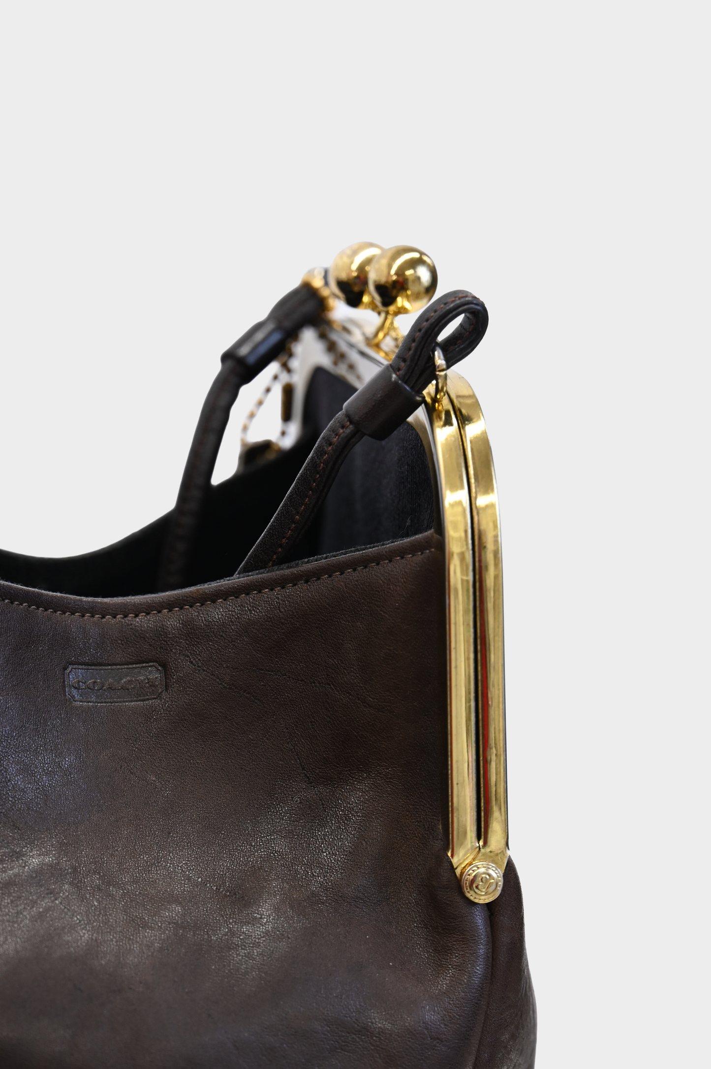 Bonnie Cashin Coach Double Kisslock Swinger Bag