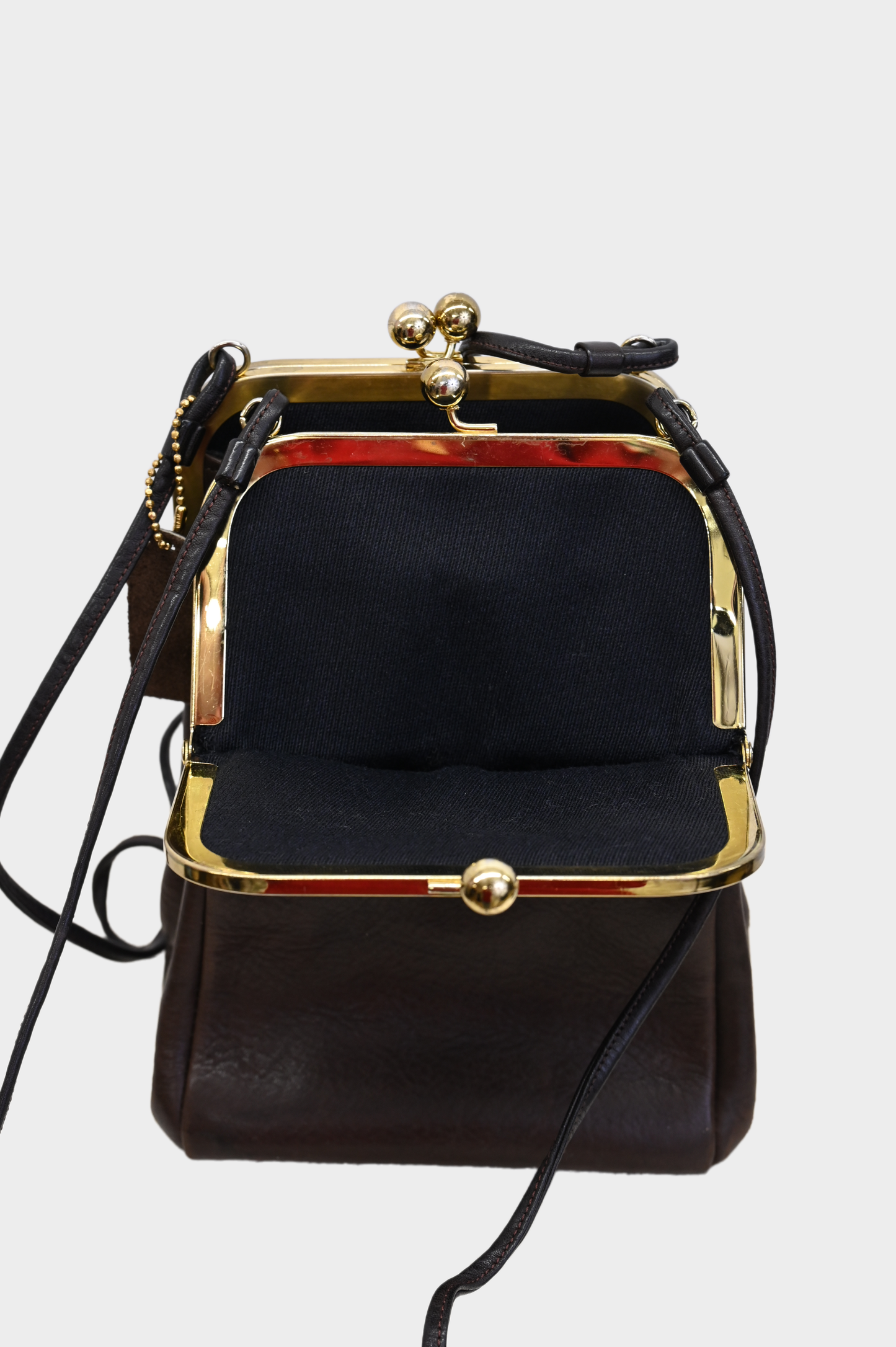 Bonnie Cashin Coach Double Kisslock Swinger Bag