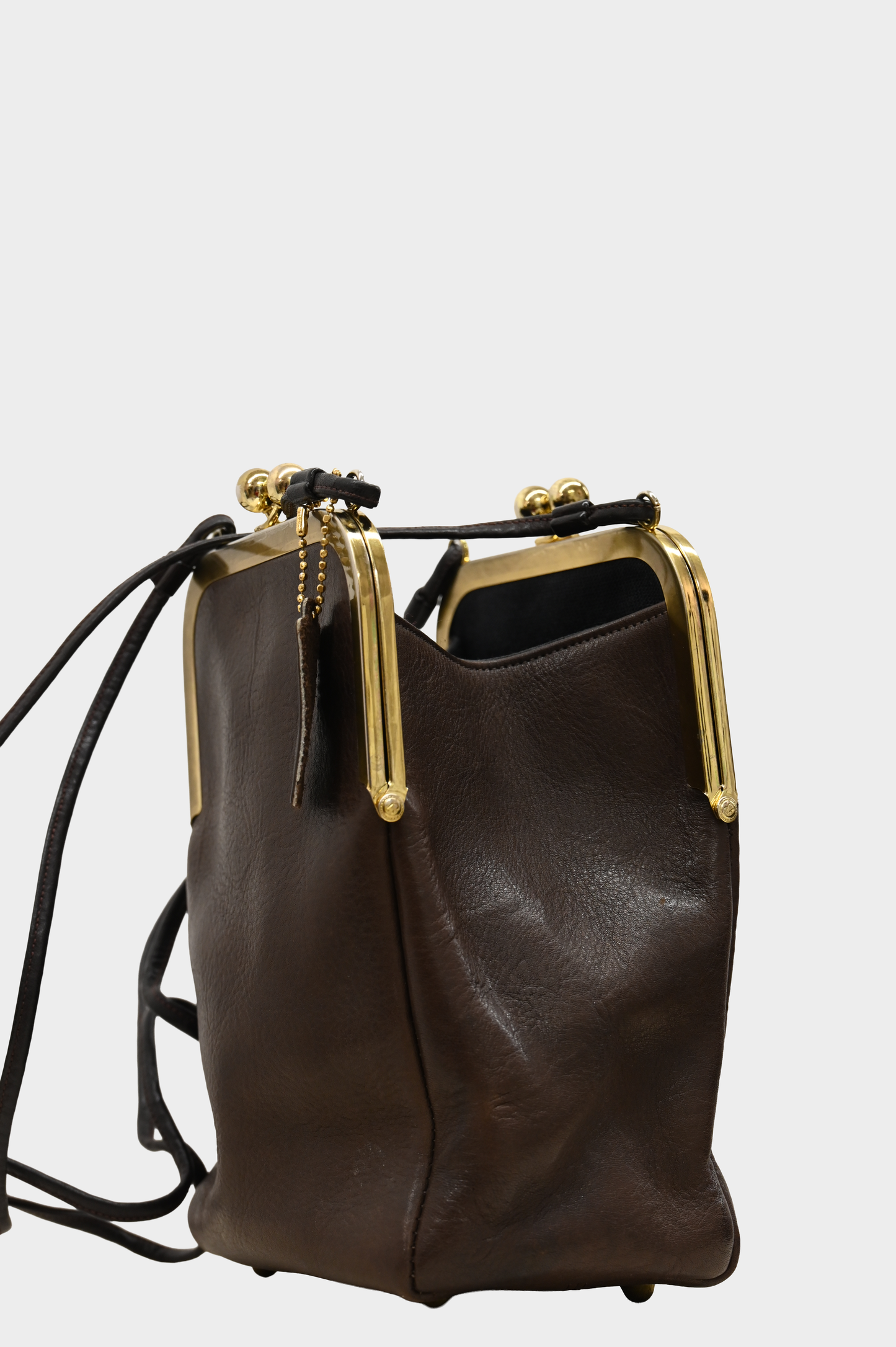 Bonnie Cashin Coach Double Kisslock Swinger Bag