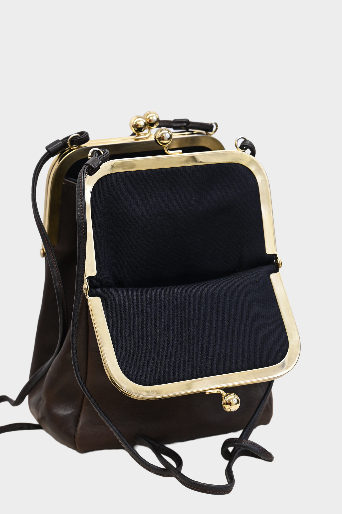 Bonnie Cashin Coach Double Kisslock Swinger Bag