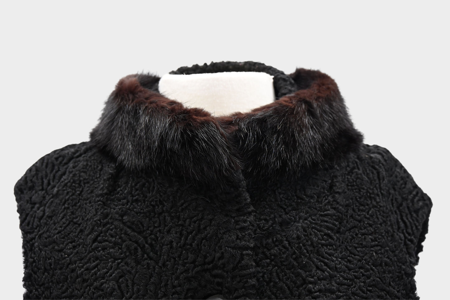 Broadtail Lamb & Mink Fur Vest