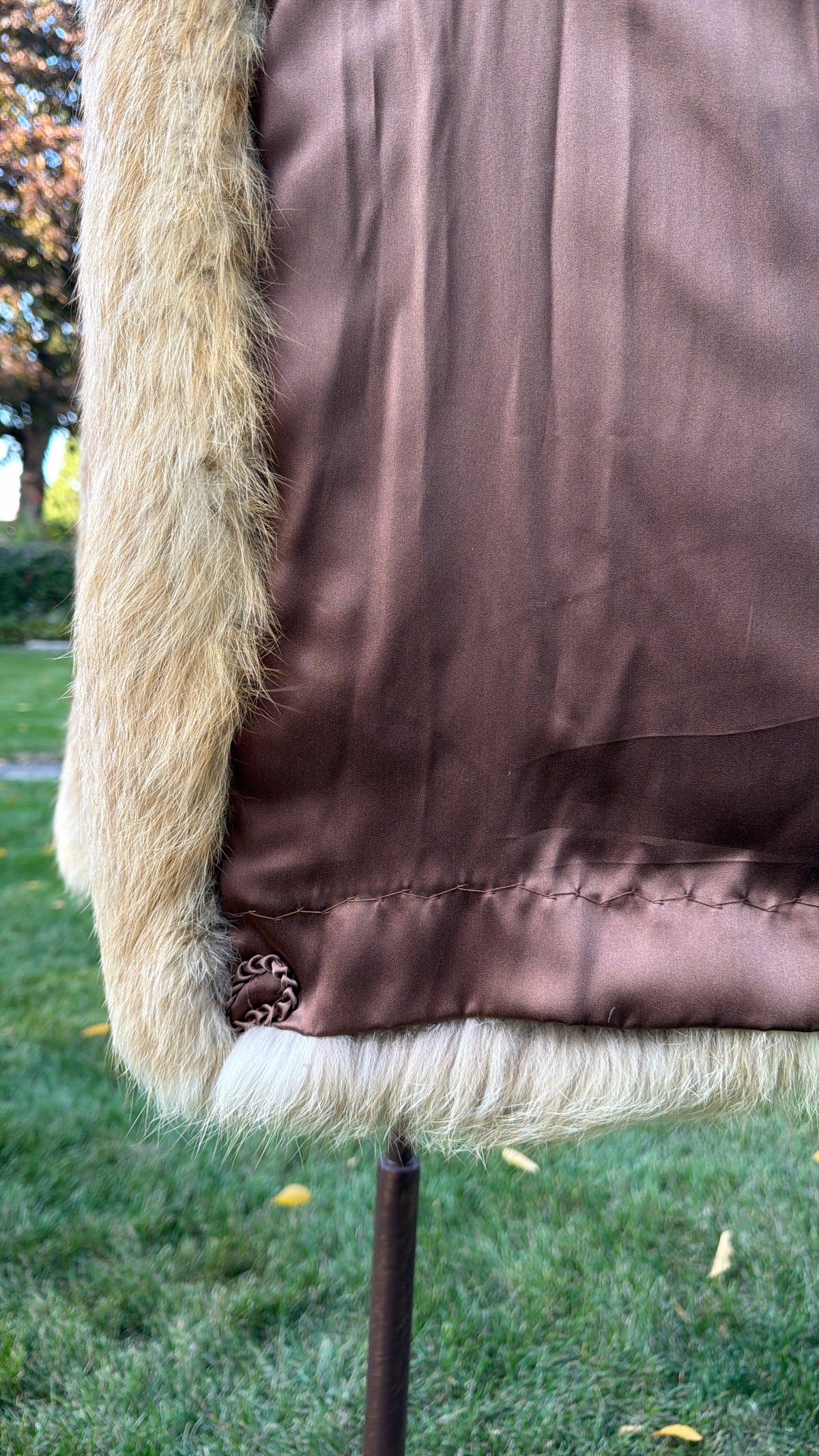 Red Cross Fox Fur Jacket
