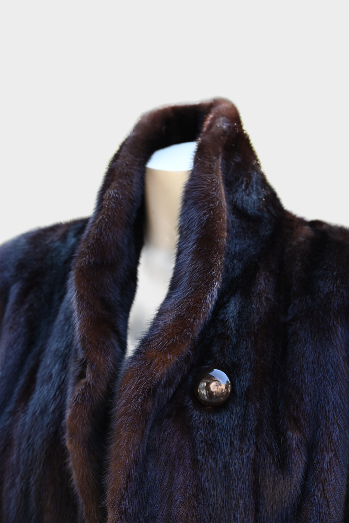 Chocolate Brown Mink Jacket
