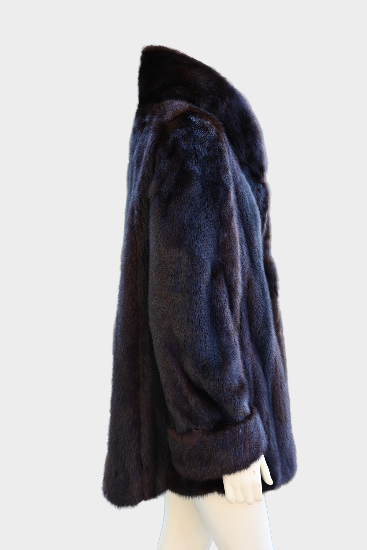 Chocolate Brown Mink Jacket