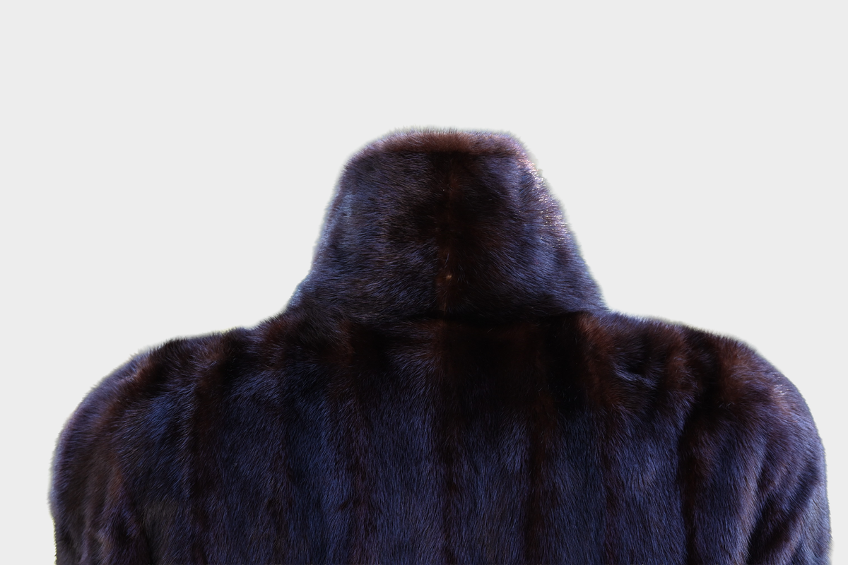 Chocolate Brown Mink Jacket
