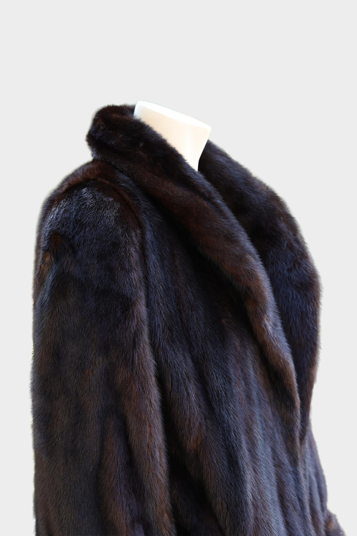 Chocolate Brown Mink Jacket