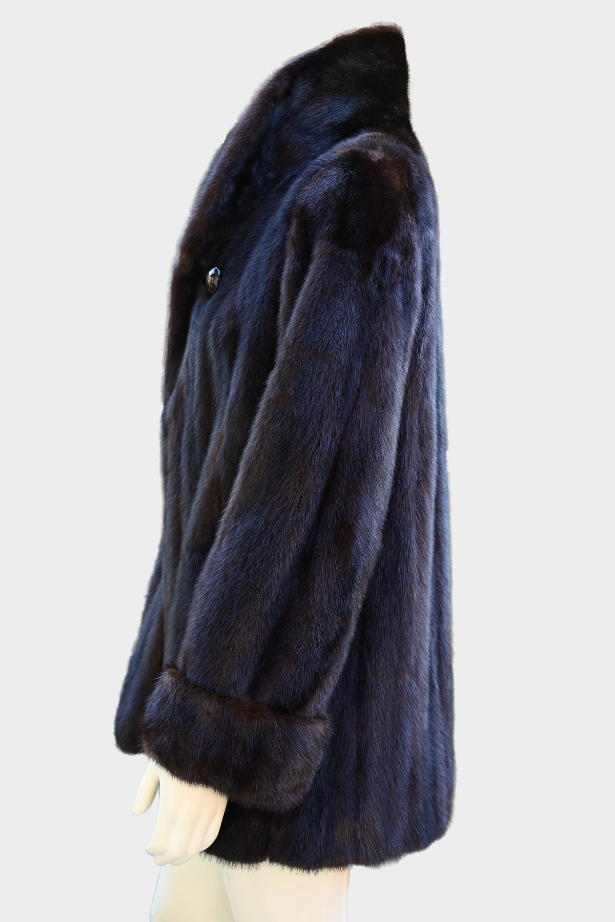 Chocolate Brown Mink Jacket