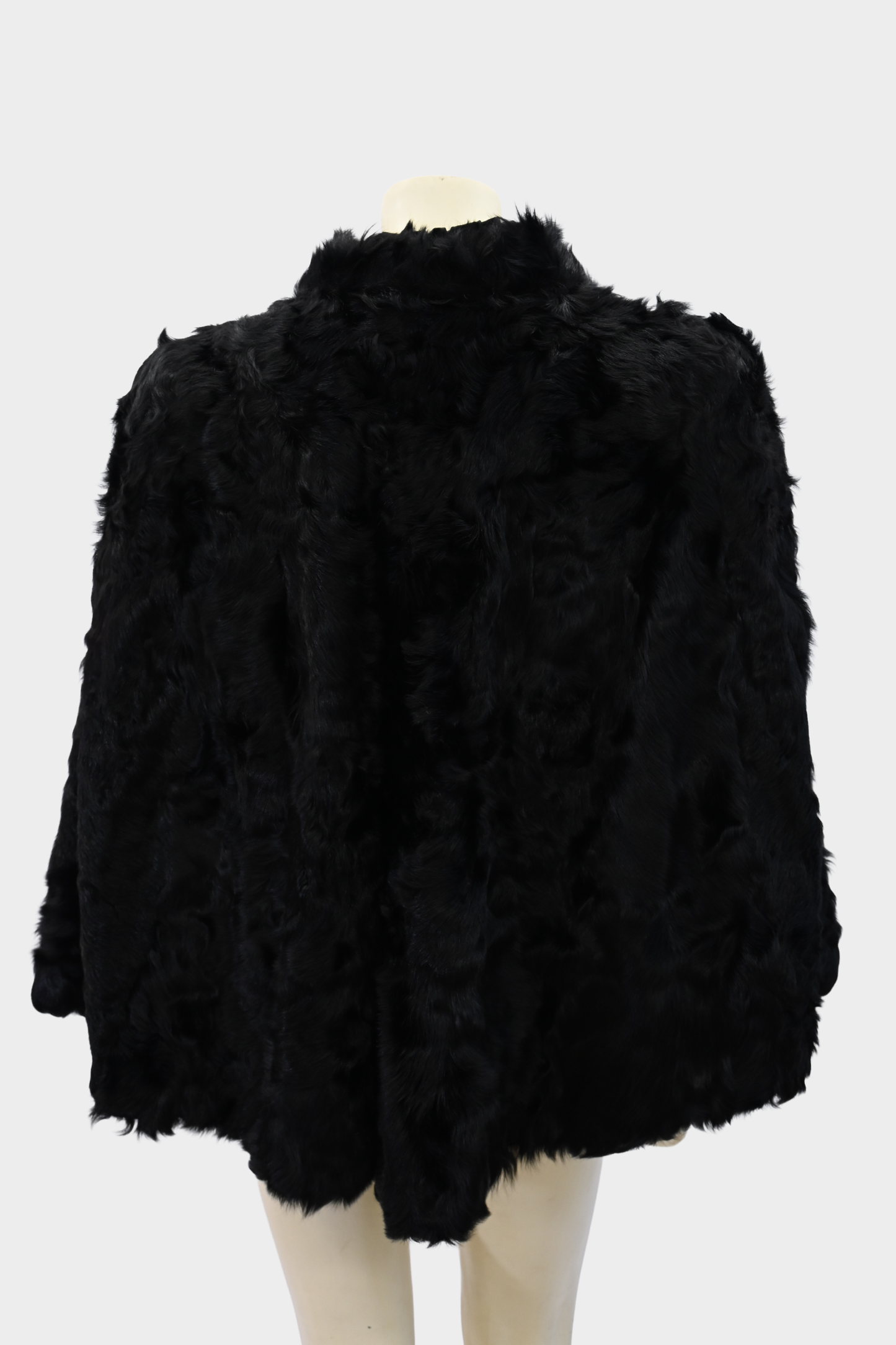 Curly Lamb Fur Cape