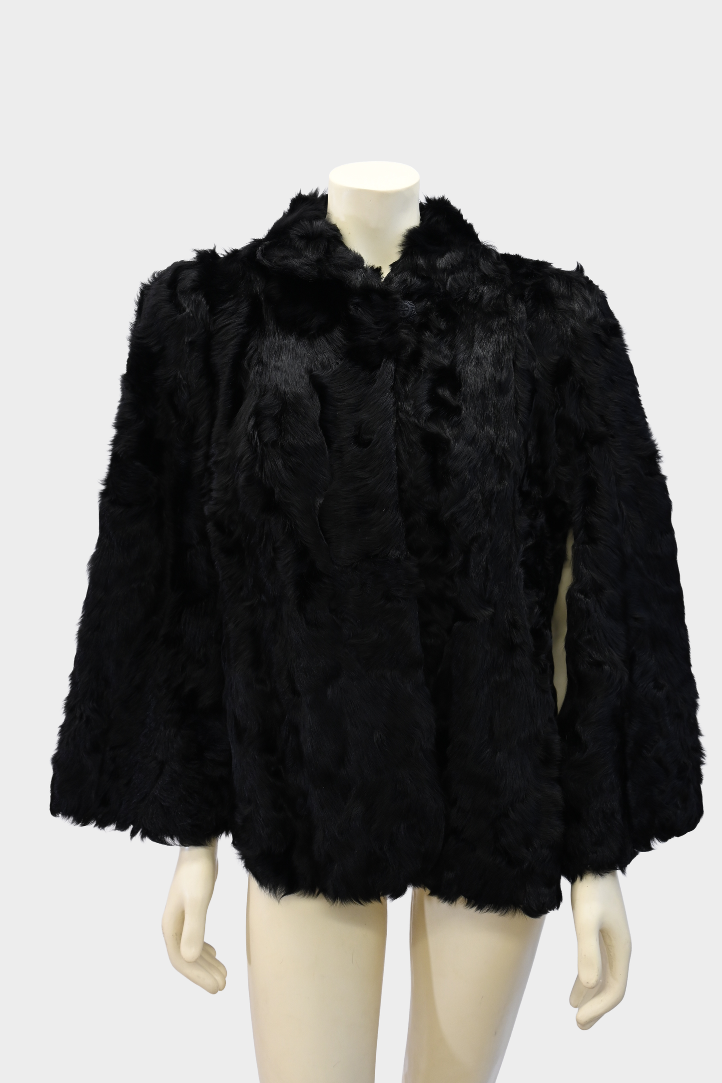 Curly Lamb Fur Cape