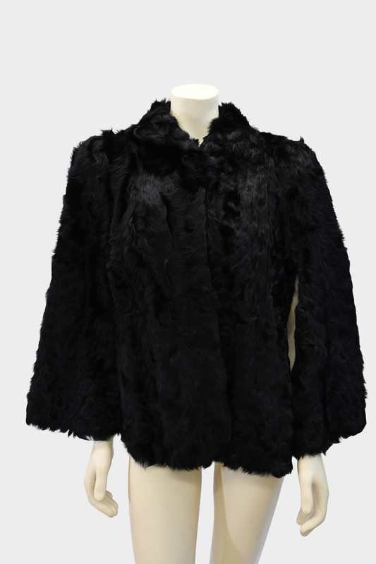 Curly Lamb Fur Cape