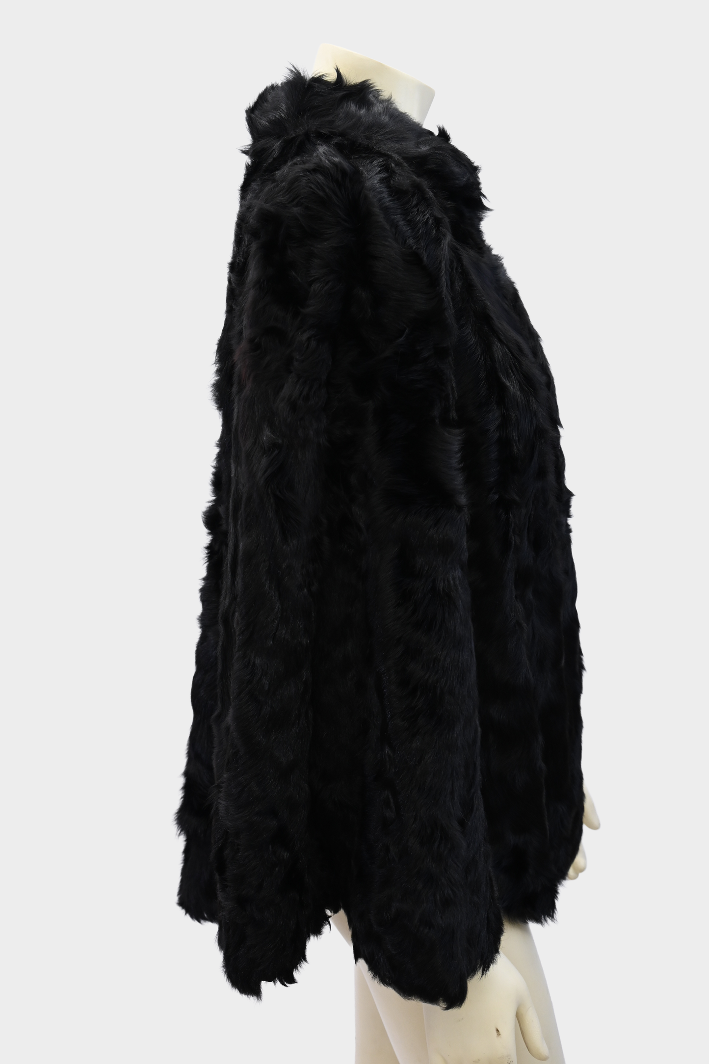 Curly Lamb Fur Cape
