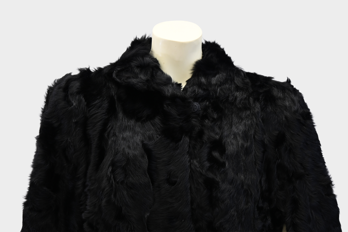 Curly Lamb Fur Cape