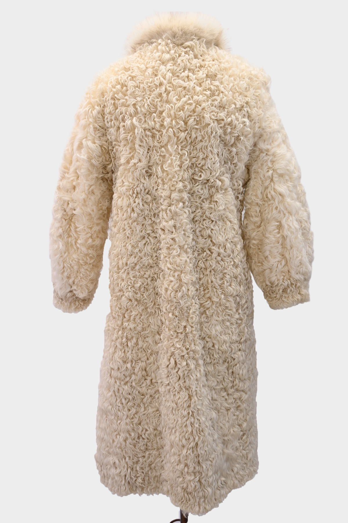 Curly Lamb Reversible Fur Coat