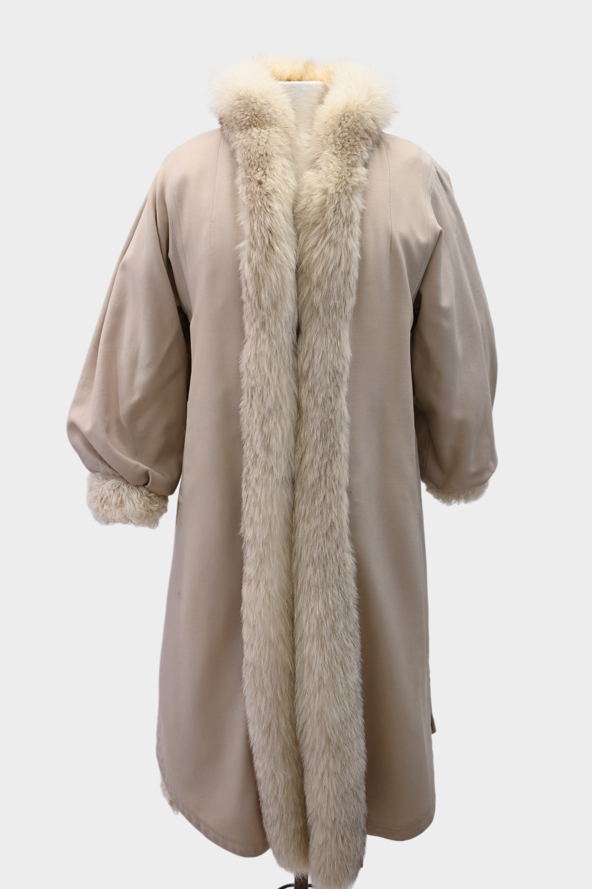 Curly Lamb Reversible Fur Coat
