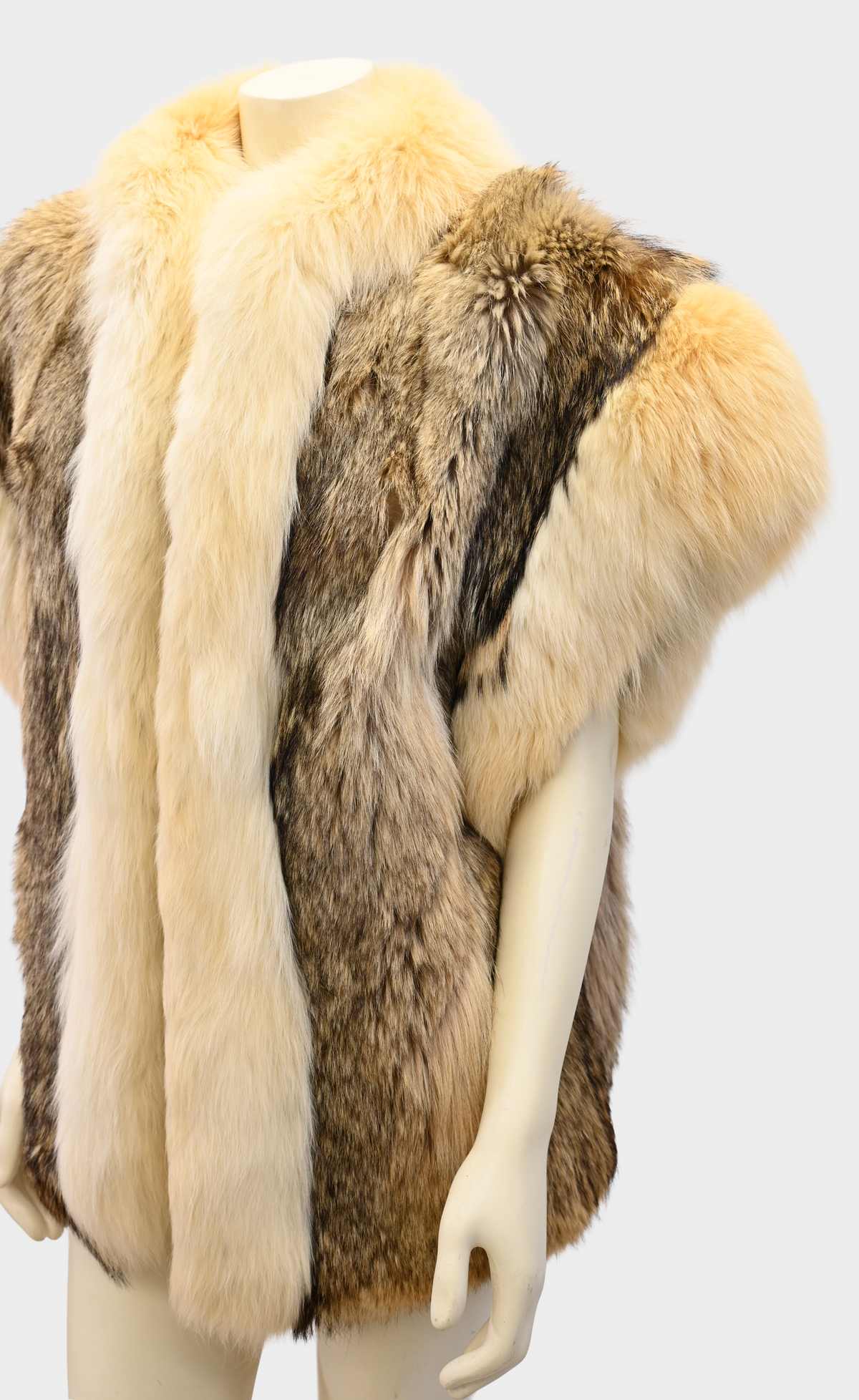 Coyote and Fox Fur Vest