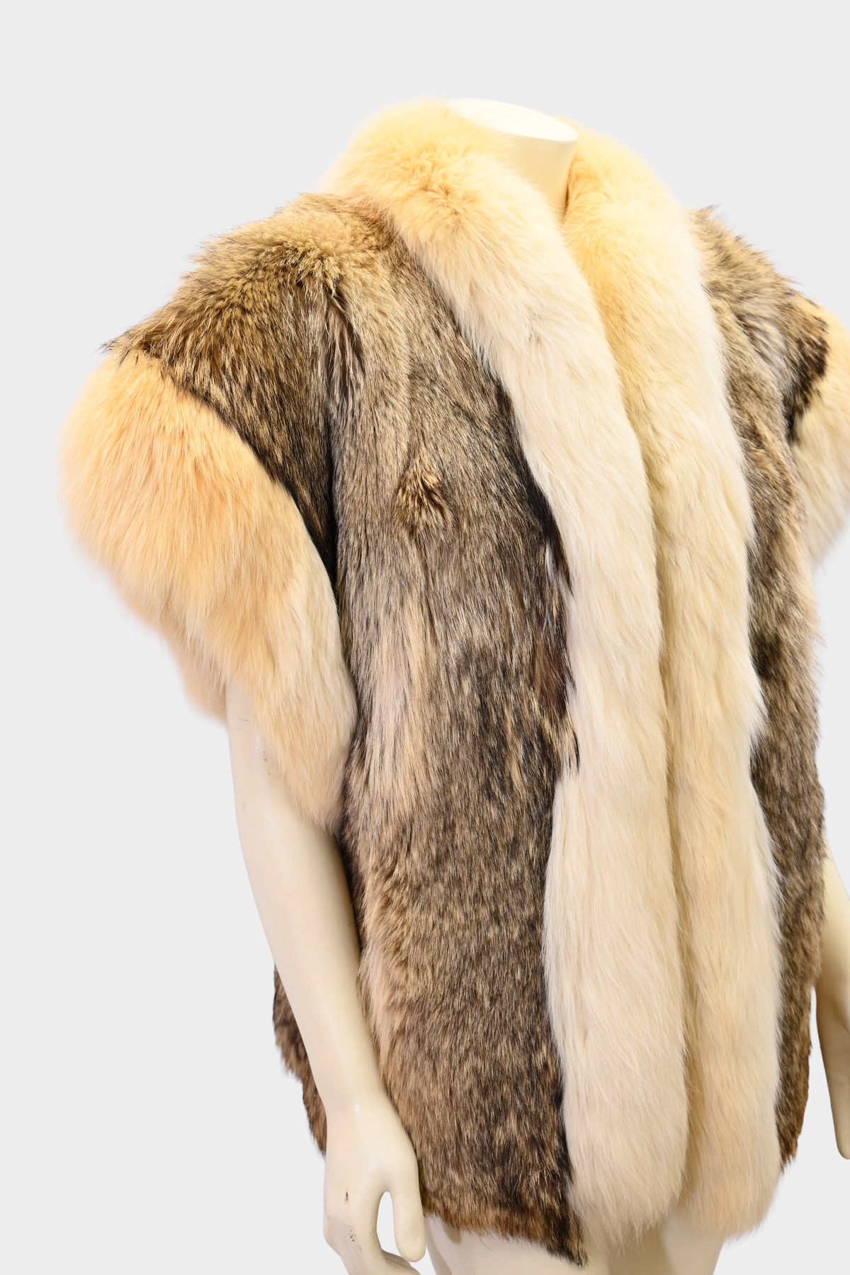 Coyote and Fox Fur Vest