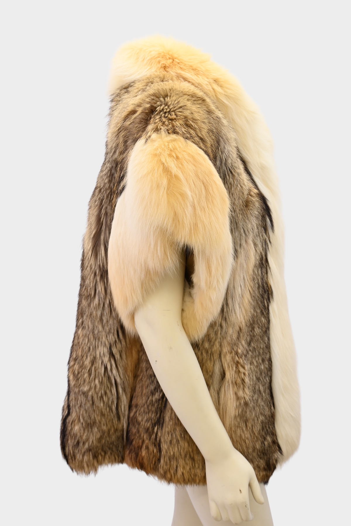 Coyote and Fox Fur Vest