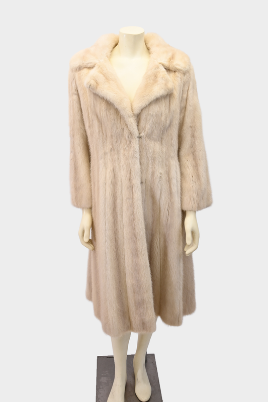 Ivory Mink Fur Coat