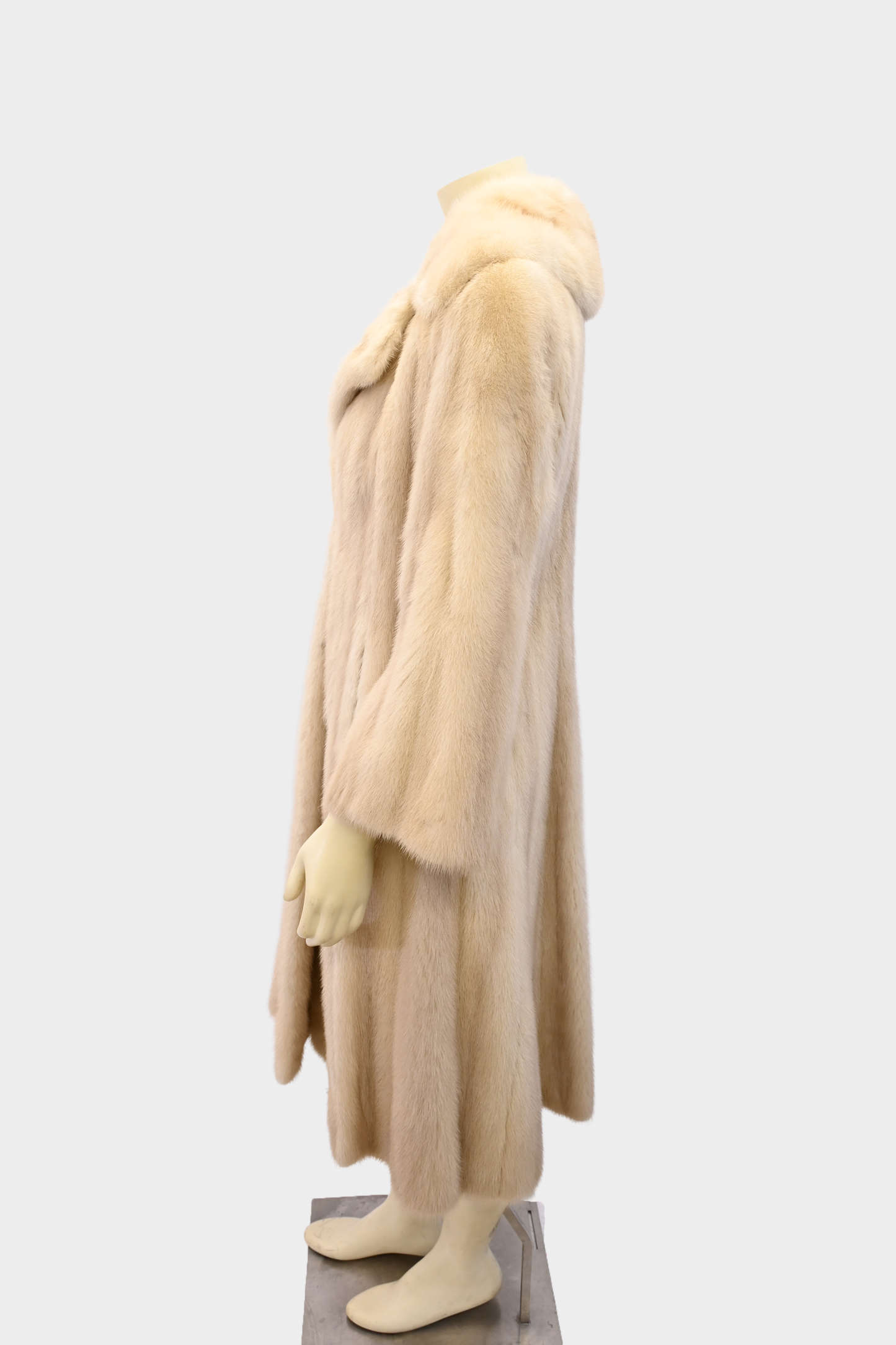 Ivory Mink Fur Coat