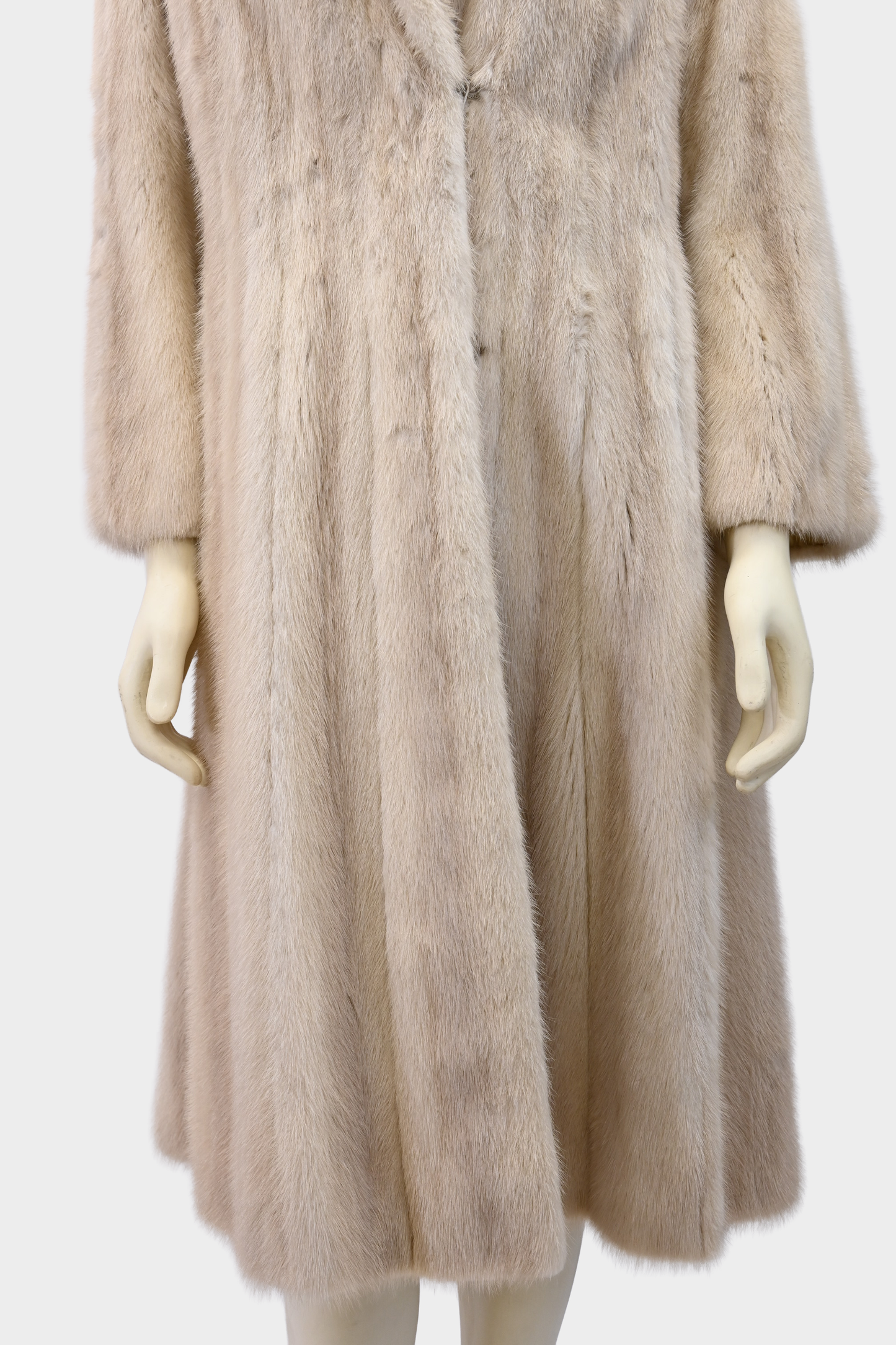 Ivory Mink Fur Coat