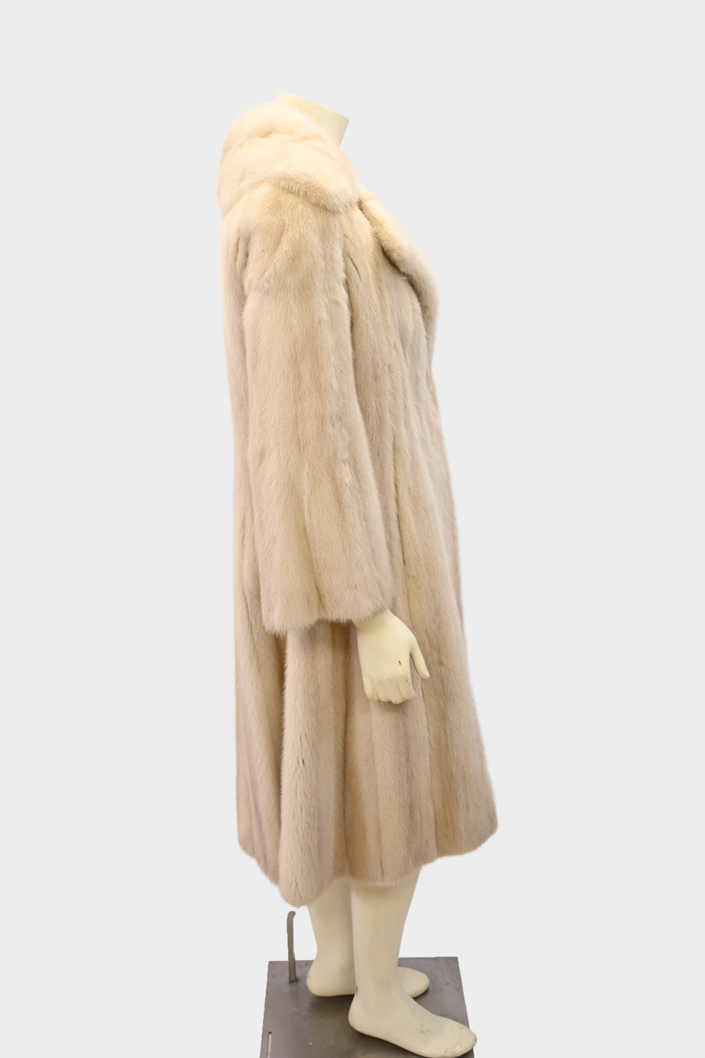 Ivory Mink Fur Coat