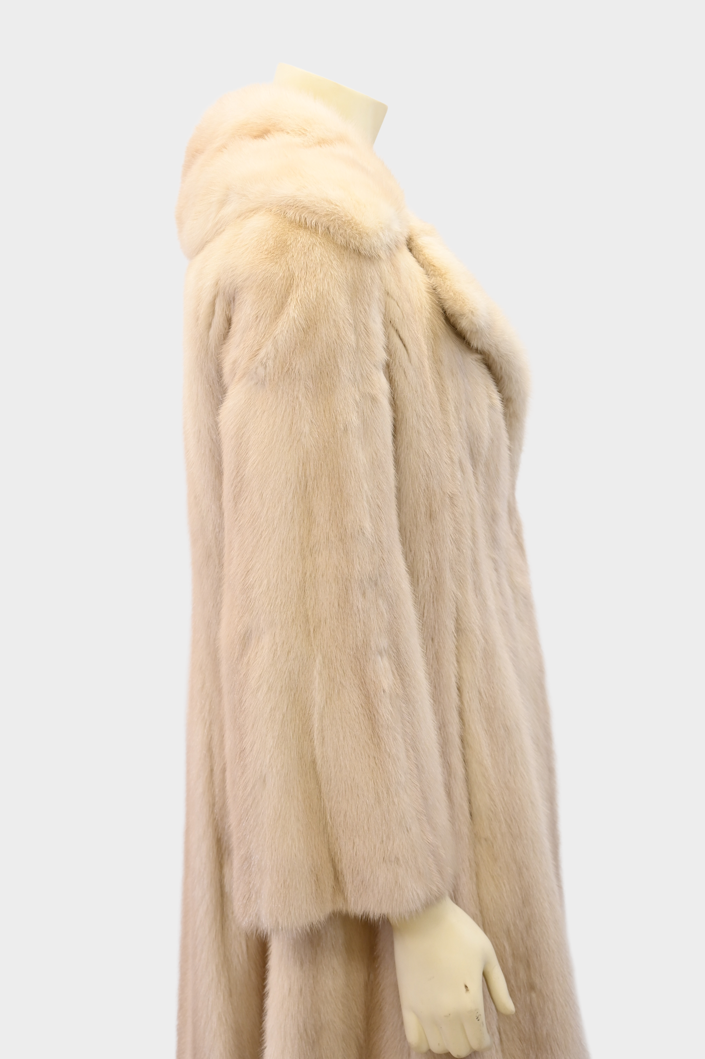 Ivory Mink Fur Coat