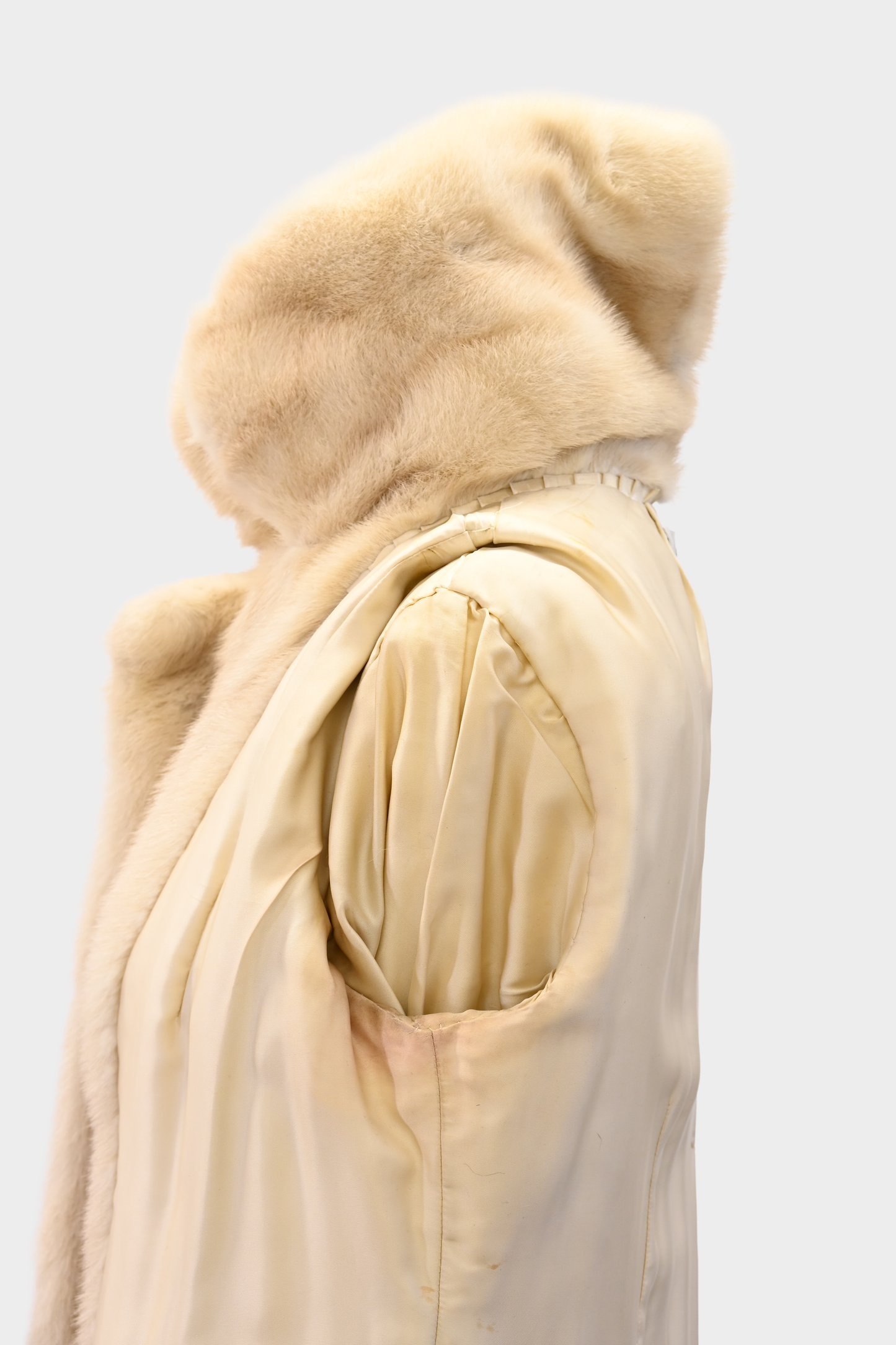 Ivory Mink Fur Coat