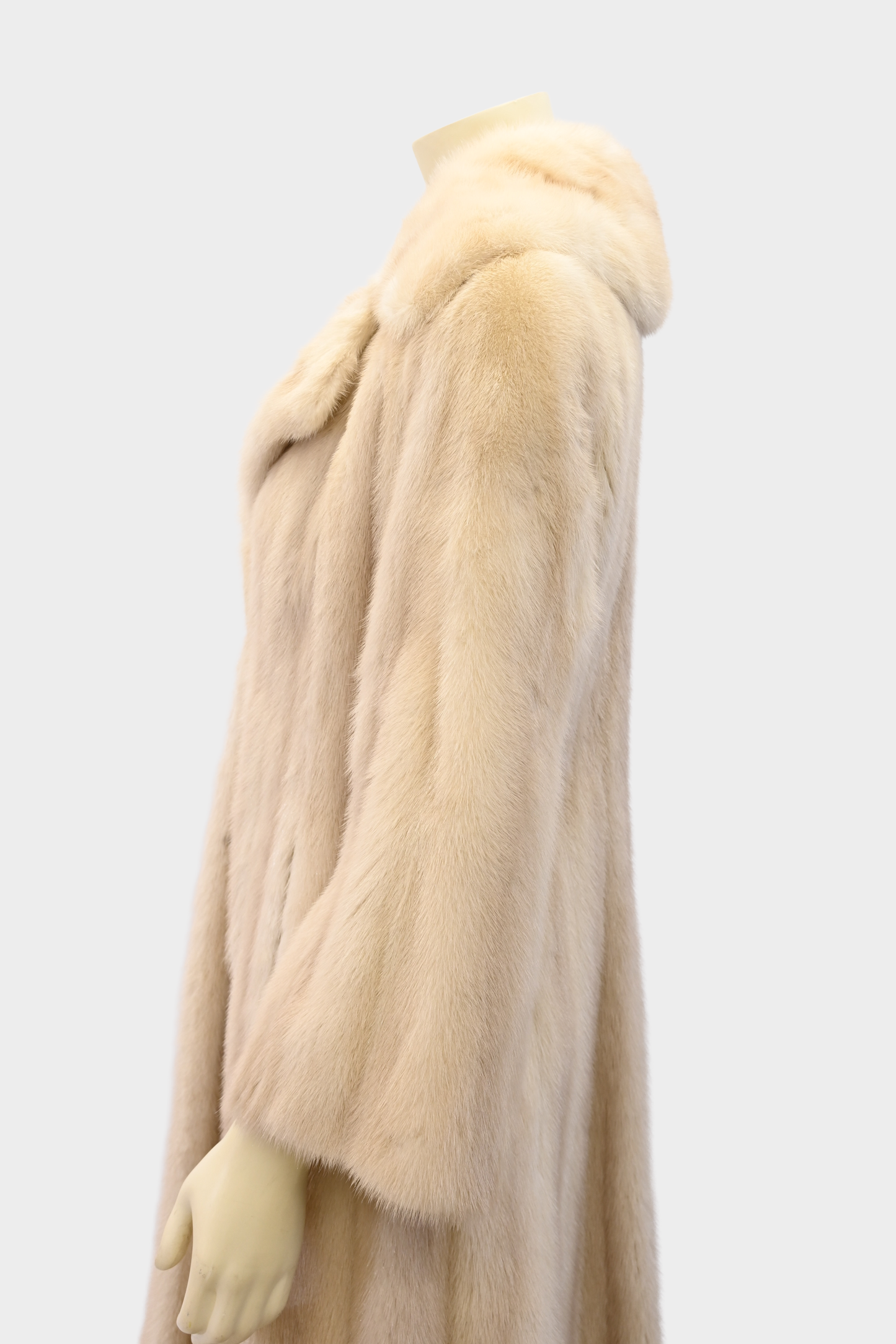 Ivory Mink Fur Coat