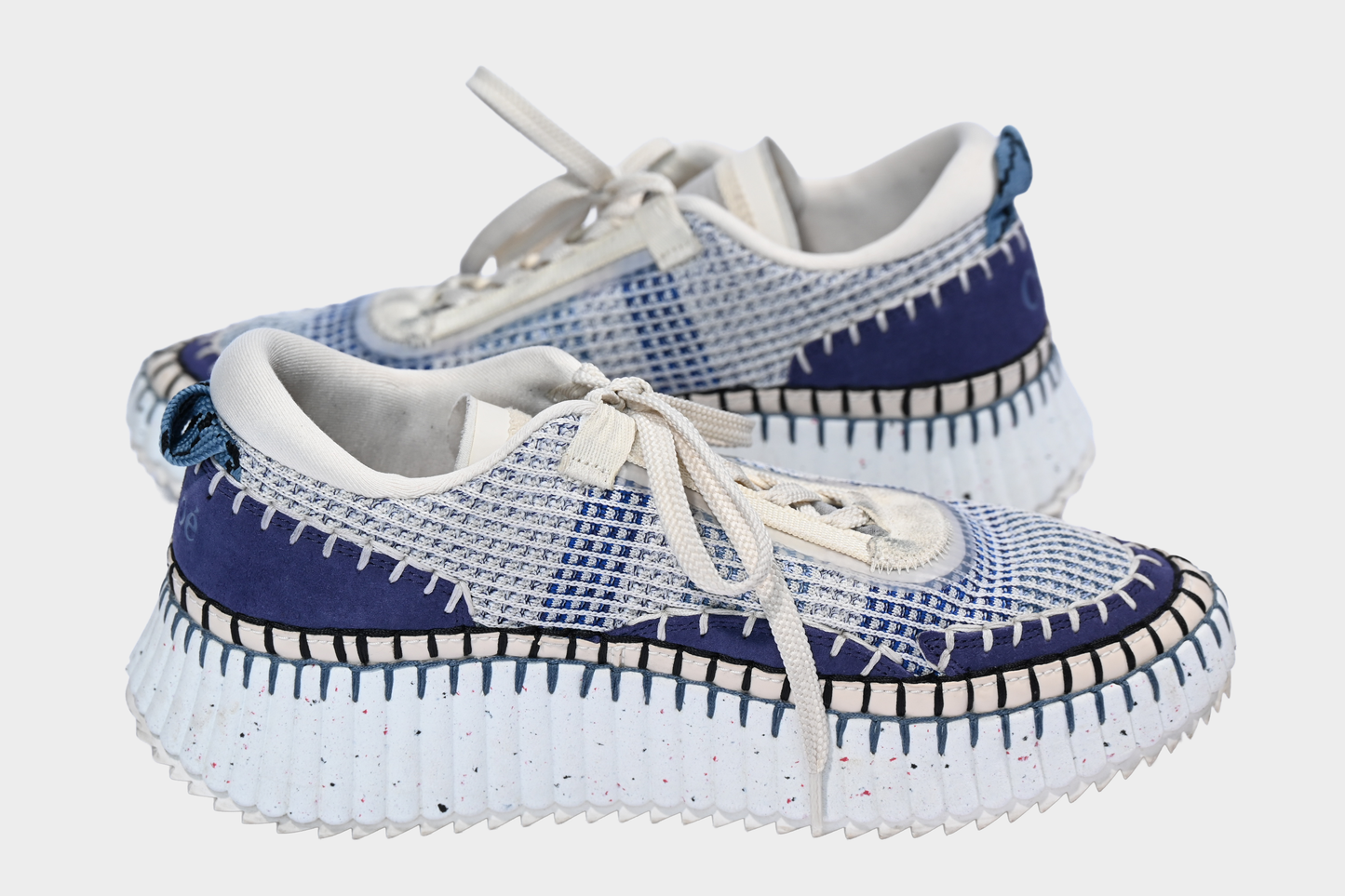 Chloé Nama Mesh Sneakers Cosmic Blue Size 41 / US 10.5