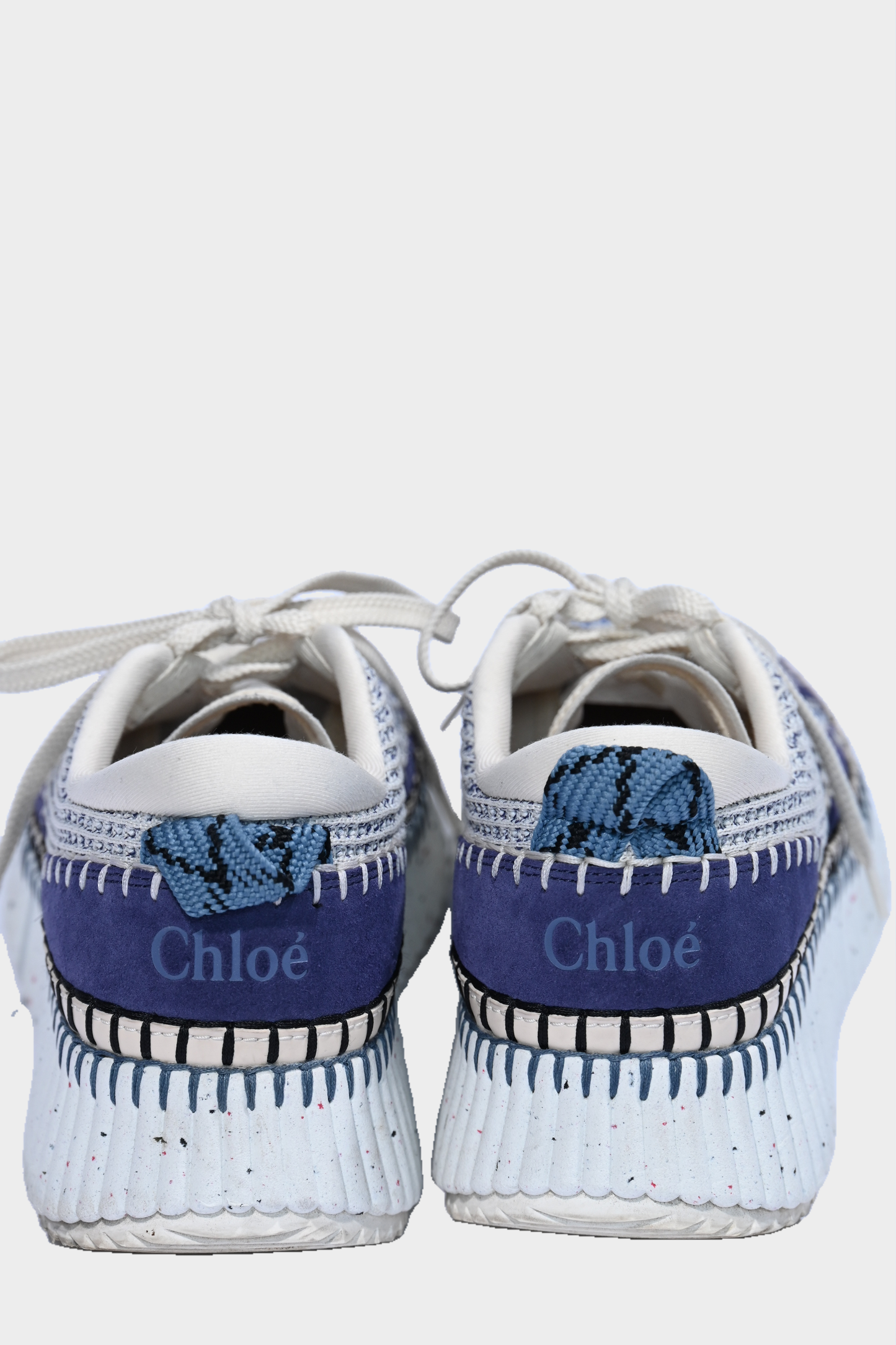 Chloé Nama Mesh Sneakers Cosmic Blue Size 41 / US 10.5