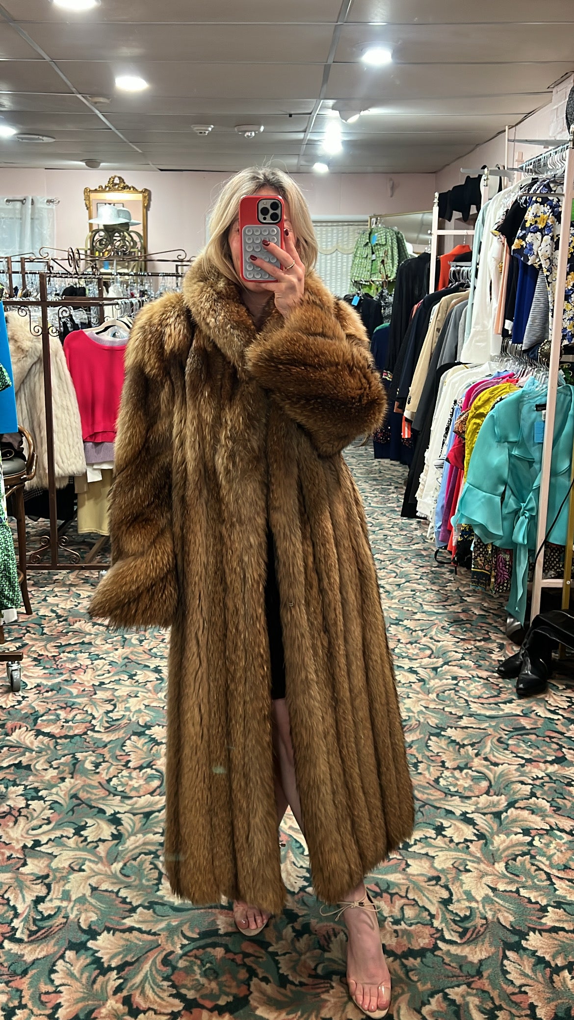 Tanuki Fur Coat