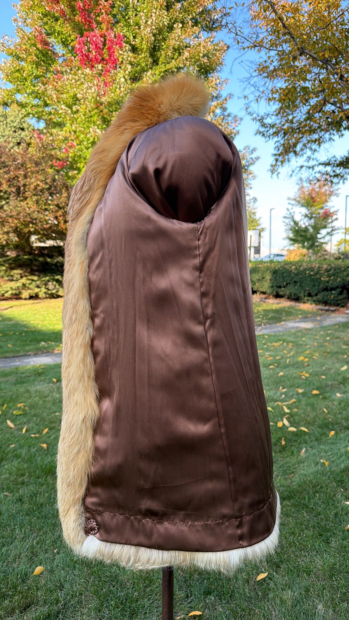 Red Cross Fox Fur Jacket